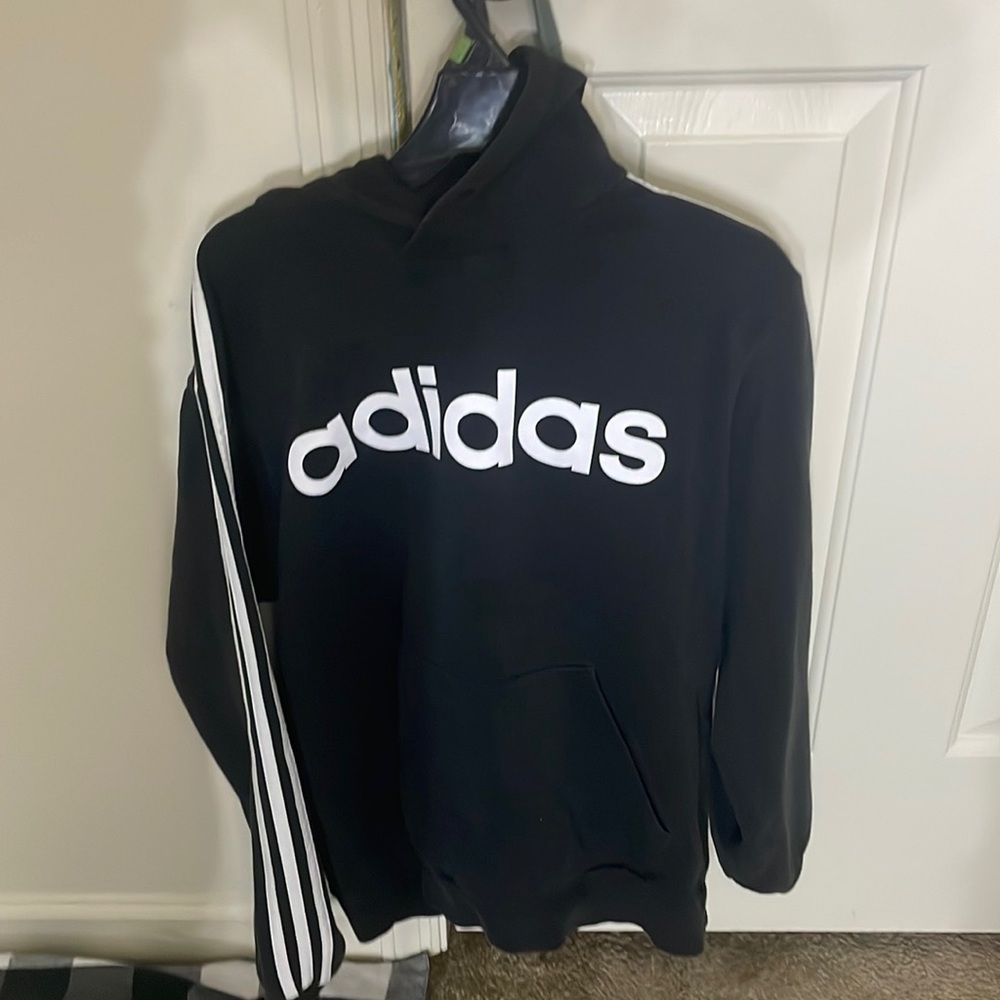 black adidas hoodie